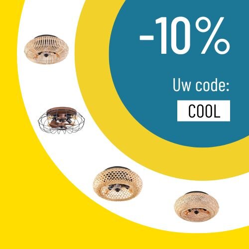 10% korting op alle ventilatoren