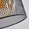 Manose Hanglamp Hout donker, Zwart, 4-lichts