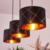 Opatija Hanglamp Zwart, 3-lichts