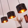 Opatija Hanglamp Zwart, 3-lichts
