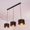 Opatija Hanglamp Zwart, 3-lichts
