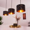 Opatija Hanglamp Zwart, 3-lichts