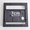 Louisville Huisnummer verlichting LED Grijs, 1-licht, Bewegingsmelder