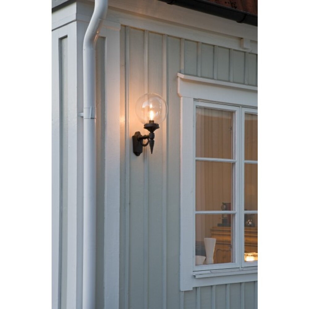 Konstsmide Orion Muurlamp Zwart, 1-licht main product photo