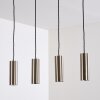Zuoz Hanglamp Nikkel mat, 4-lichts