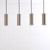 Zuoz Hanglamp Nikkel mat, 4-lichts