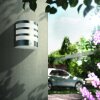 Philips Calgary Buiten muurverlichting LED roestvrij staal, 1-licht, Bewegingsmelder