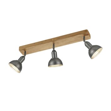 Trio DELHI Spotlamp Nikkel mat, 3-lichts