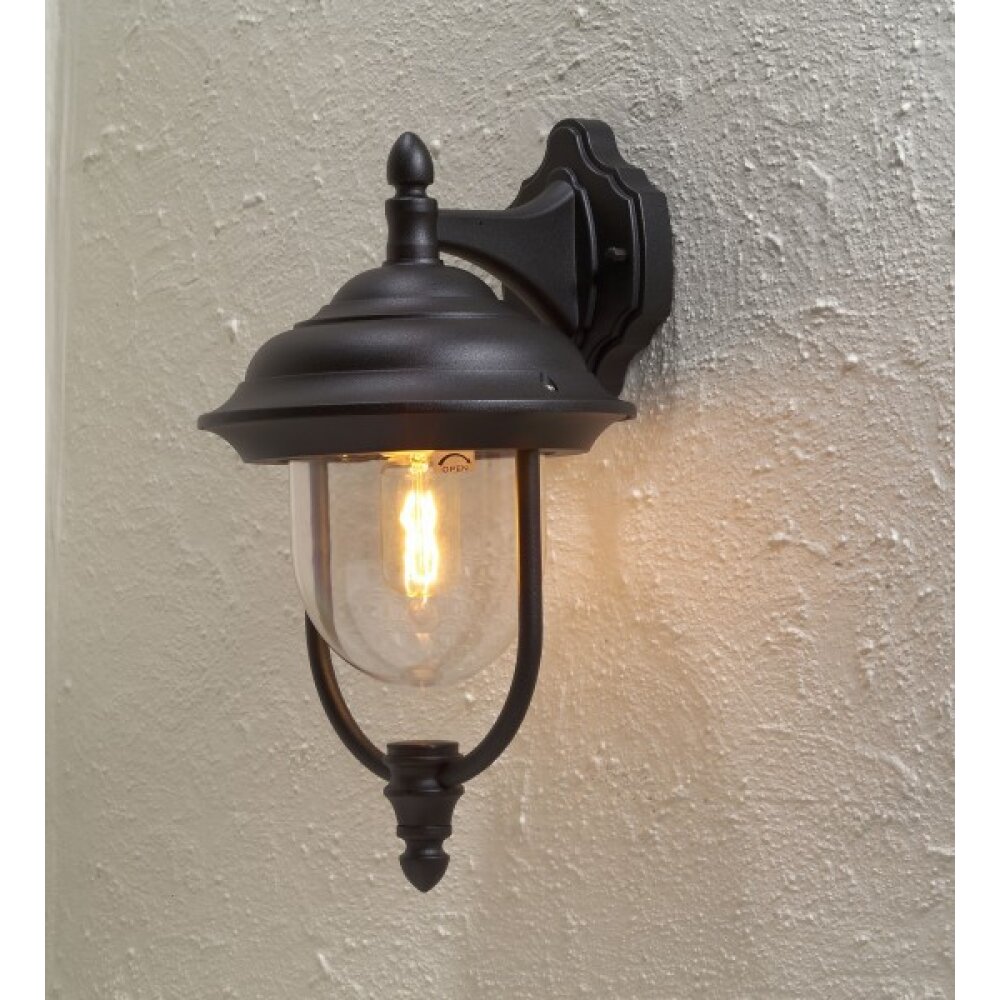 Konstsmide PARMA Muurlamp Zwart, 1-licht main product photo