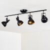 Tina Plafondlamp Zwart, 4-lichts