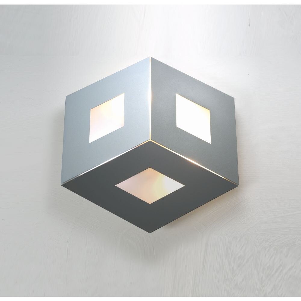 Bopp-Leuchten BOX BASIC Muurlamp LED Aluminium, Kleurrijk, 3-lichts main product photo