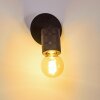 Ajaccio Muurlamp Zwart, 1-licht