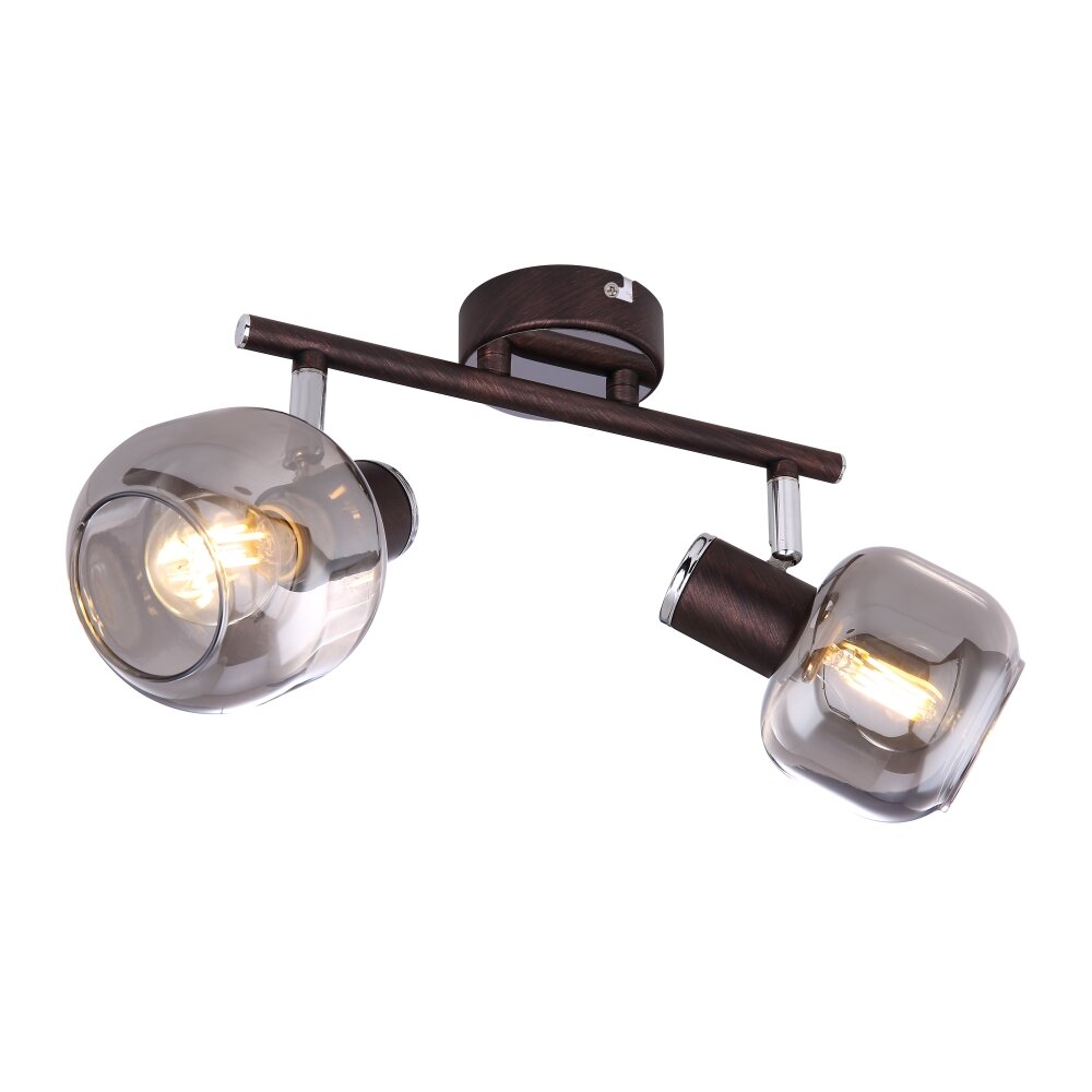 Globo KABU Spotlamp Koperkleurig, 2-lichts main product photo