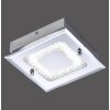 Leuchten-Direkt LISA Plafondlamp LED Chroom, 1-licht