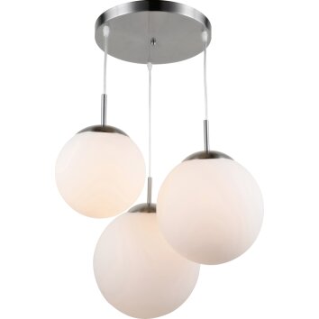 Globo JOEL Hanger Nikkel mat, 3-lichts