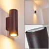 Zuoz Muurlamp Roest, 2-lichts