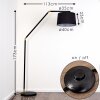 Kongakut Staande lamp Goud, Zwart, 1-licht