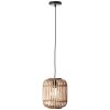 Brilliant Woodrow Hanglamp Bruin, 1-licht Brilliant Woodrow Hanglamp Bruin, 1-licht