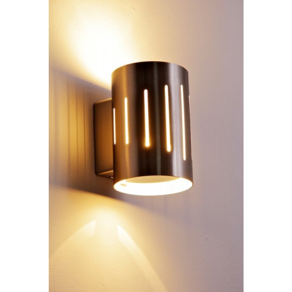 Sumpango Muurlamp Chroom, roestvrij staal, Nikkel mat, 1-licht main product photo