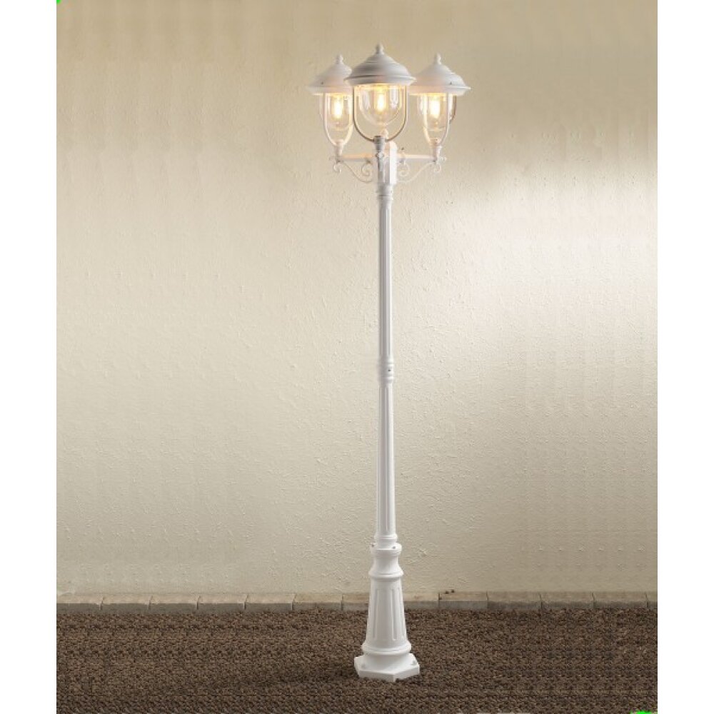 Konstsmide Parma Padverlichting Wit, 1-licht main product photo
