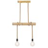 Globo FRAGNO Hanger Zwart, 2-lichts
