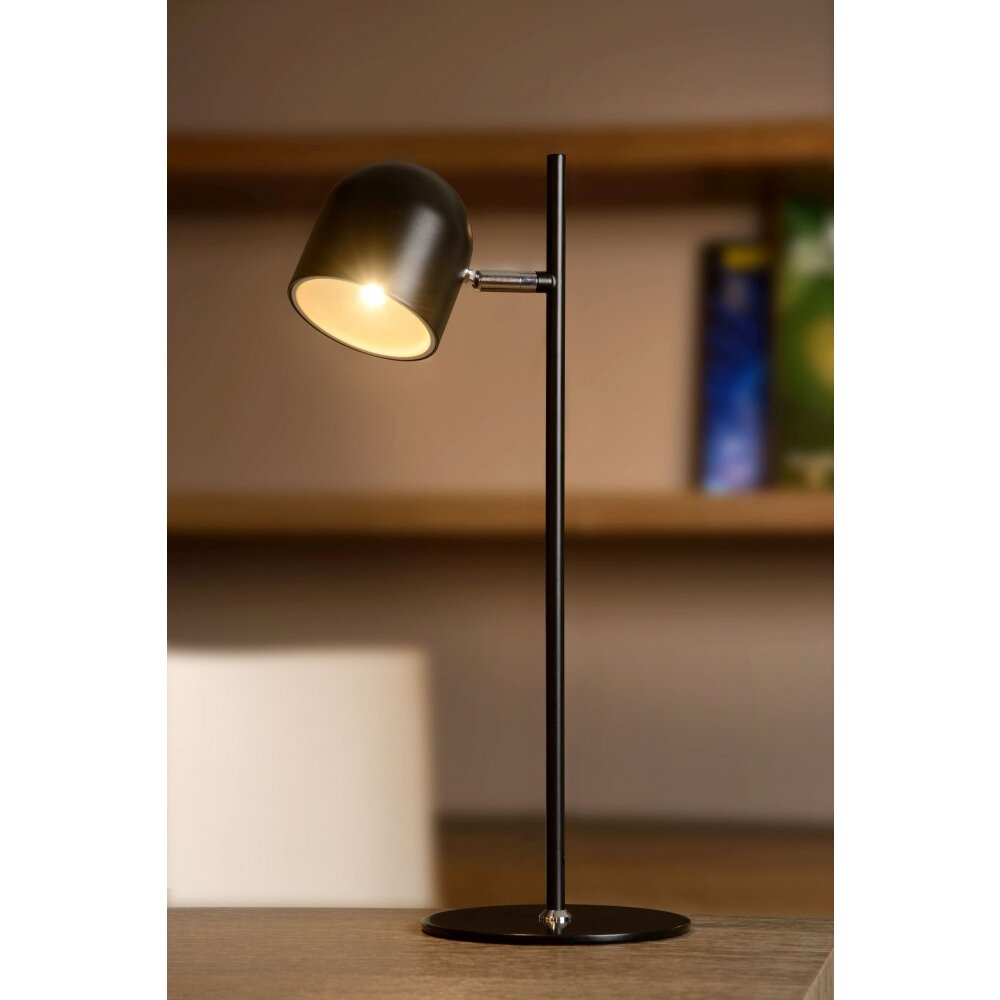 Lucide SKANSKA Tafellamp LED Zwart, 1-licht main product photo