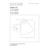 Lucide DINGO-LED Buiten muurverlichting Wit, 1-licht