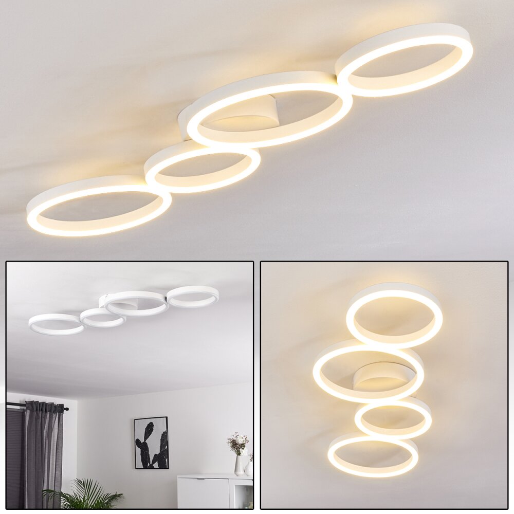 Grasse Plafondlamp LED Wit, 1-licht main product photo