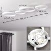 Grasse Plafondlamp LED Wit, 1-licht