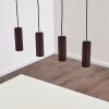 Zuoz Hanglamp Roest, 4-lichts