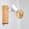 Barbengo Muurlamp Hout licht, Wit, 1-licht