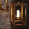 Siddeburen Hanglamp Hout donker, 3-lichts