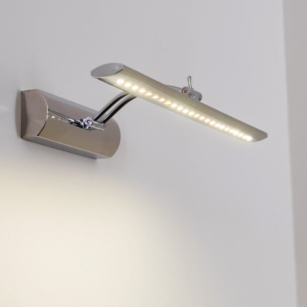 Liberia Displaylamp LED Chroom, 1-licht