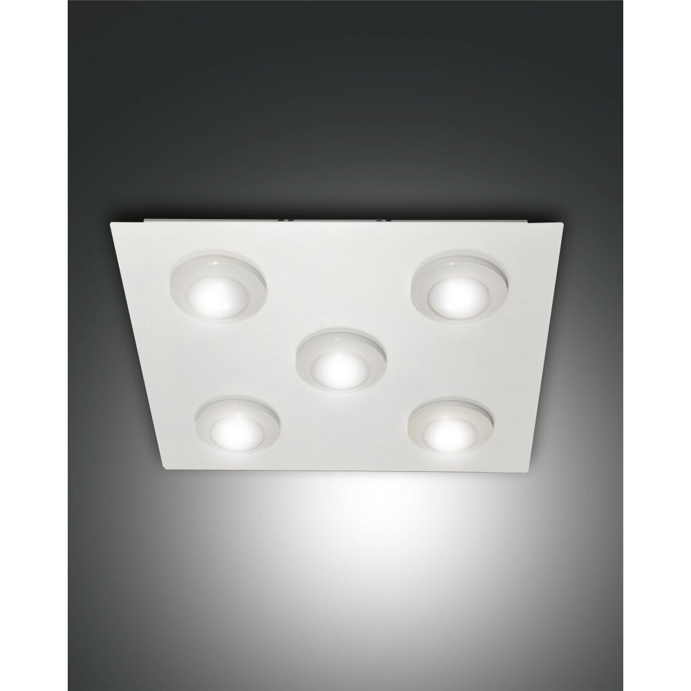Fabas Luce Swan Plafondlamp LED Wit, 5-lichts main product photo