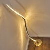 Saginaw Staande lamp LED Nikkel mat, 1-licht, Afstandsbediening, Kleurwisselaar