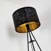 Bathinda Staande lamp Zwart, 1-licht