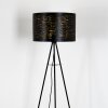 Bathinda Staande lamp Zwart, 1-licht