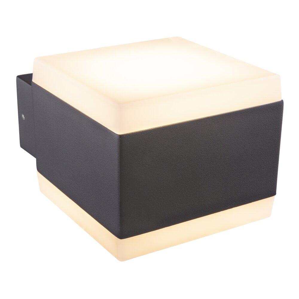 Globo ASHLEY Buiten muurverlichting LED Antraciet, 1-licht main product photo
