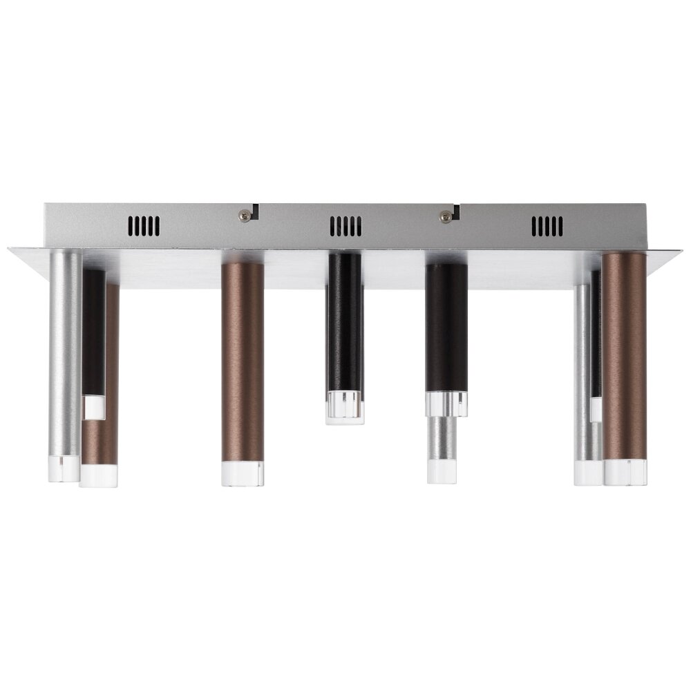 Brilliant Living Cembalo Plafondlamp LED Bruin, 12-lichts
