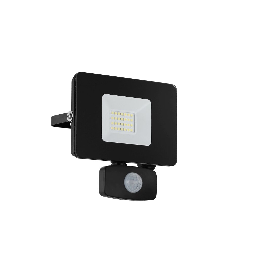 Eglo FAEDO Buiten muurverlichting LED Zwart, 1-licht, Bewegingsmelder main product photo