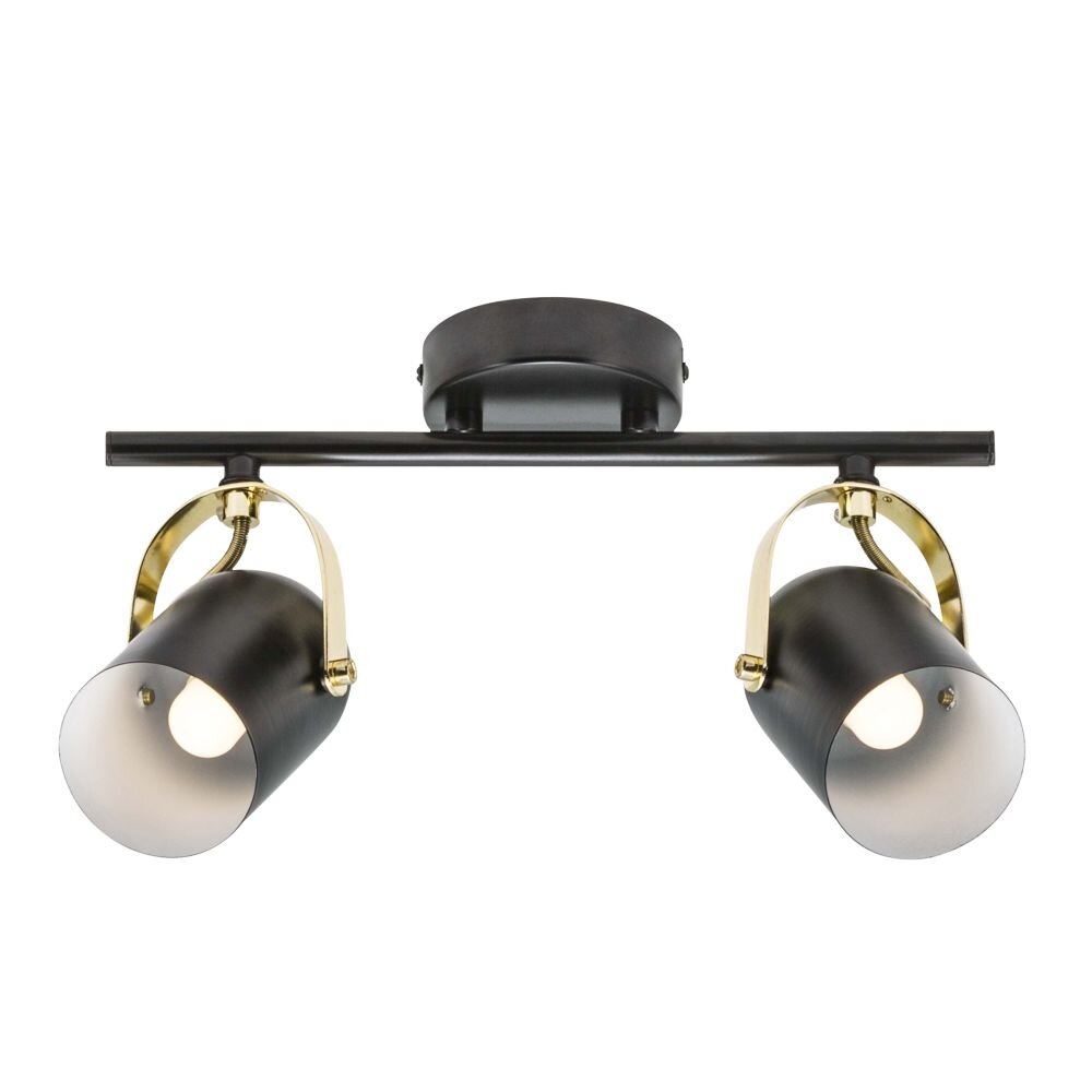 Nordlux LOTUS Plafond spot Messing, Zwart, 2-lichts main product photo