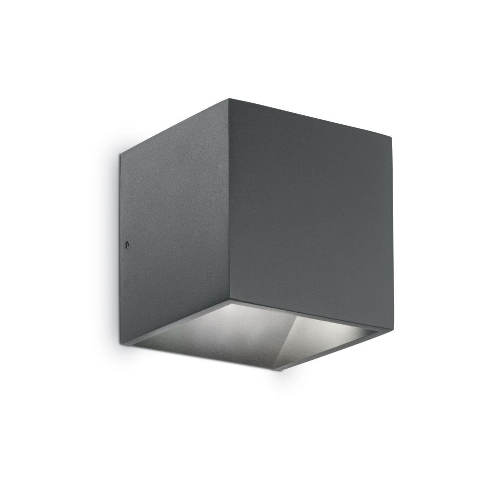 Ideallux RUBIK Buiten muurverlichting LED Antraciet, 1-licht main product photo