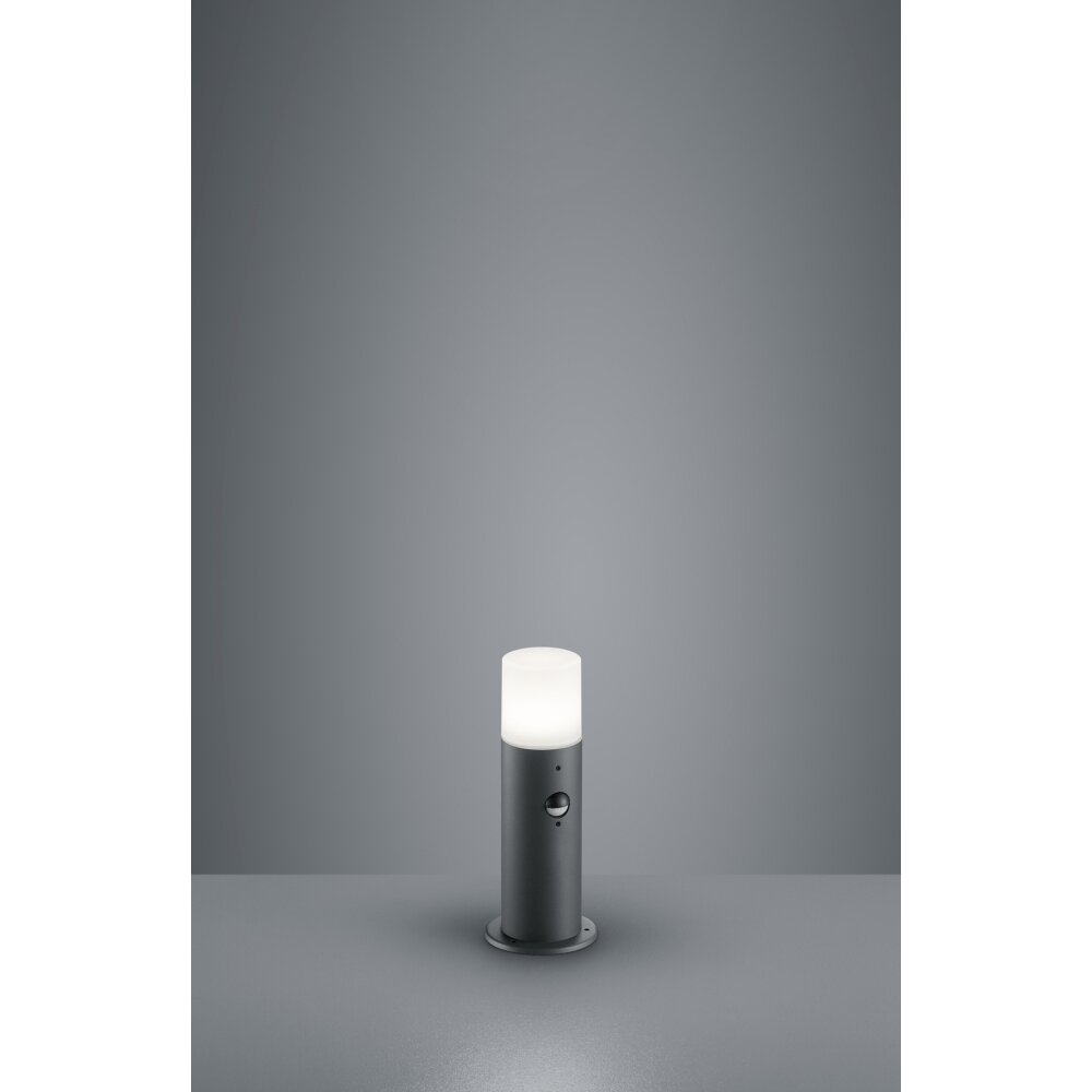 Trio HOOSIC Sokkellamp Antraciet, 1-licht, Bewegingsmelder main product photo