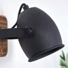 Vanuatu Muurlamp Bruin, Zwart, 1-licht