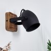 Vanuatu Muurlamp Bruin, Zwart, 1-licht