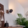 Vanuatu Muurlamp Bruin, Zwart, 1-licht