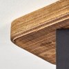 Vanuatu Plafondlamp Bruin, Zwart, 3-lichts
