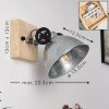 Svanfolk Plafondlamp Bruin, Zwart, Gegalvaniseerd, 1-licht