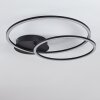 Johsa Plafondlamp LED Zwart, 2-lichts