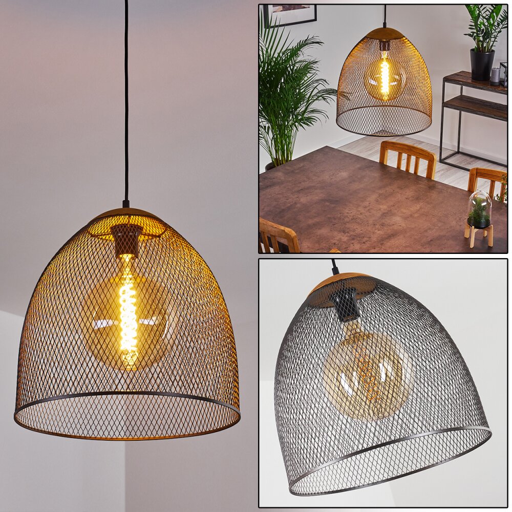 Wesa Hanger Donkerbruin, Nikkel mat, 1-licht main product photo